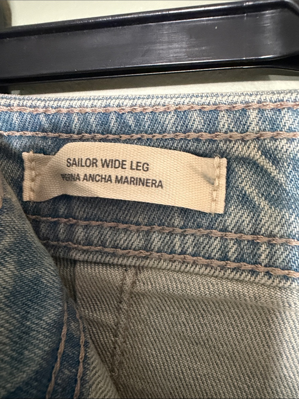 Universal Thread Sailor Wide Leg Light Wash Jeans 6 - Picture 3 of 6